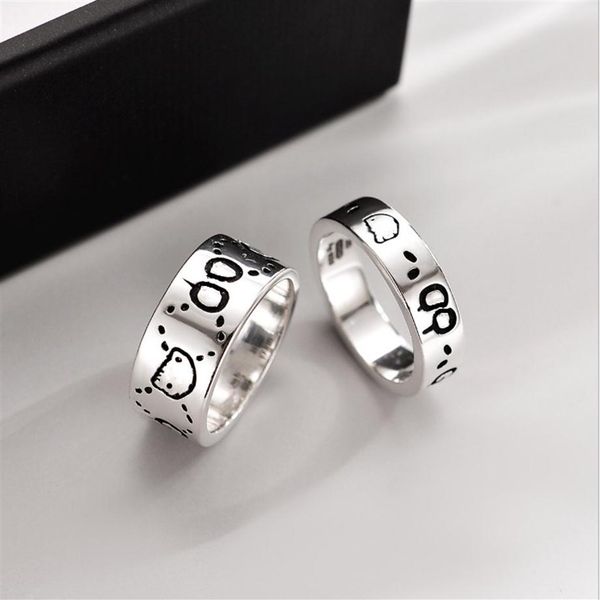 sterling silver platinum plated skull band ring men's and women's fashion luxury designer rings classic never fade1851
sterling silver platinum plated skull band ring men's and women's fashion luxury designer rings classic never fade1851