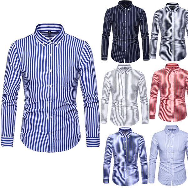 plus large size hawaii men shirt blouse slim fit mens business casual long sleeved shirt classic striped male social dress shirts, White;black
plus large size hawaii men shirt blouse slim fit mens business casual long sleeved shirt classic striped male social dress shirts, White;black