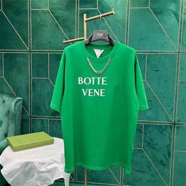 2022 new spring and summer punk chain printing pure cotton green home short sleeve t-shirt men's couple women's casual loose 85% o, White
2022 new spring and summer punk chain printing pure cotton green home short sleeve t-shirt men's couple women's casual loose 85% o, White