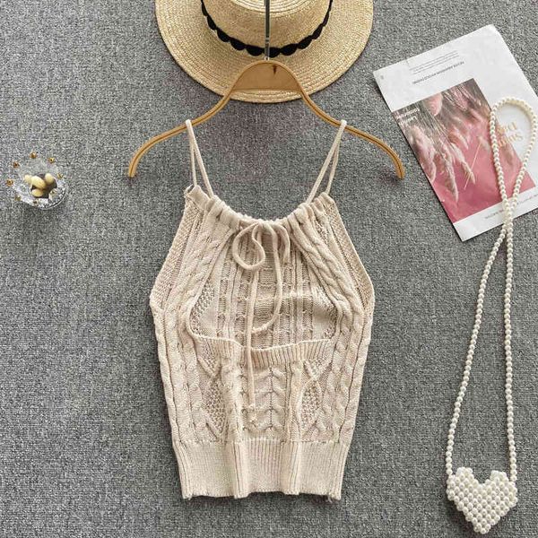 women's tanks & camis summer korean knitted suspender vest women's back strap hollowed out solid color spice girl short fashion 0e, White
women's tanks & camis summer korean knitted suspender vest women's back strap hollowed out solid color spice girl short fashion 0e, White