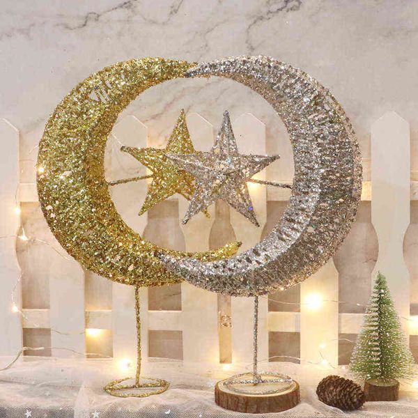 factory outlet iron flash powder christmas tree star christmas three-dimensional pendant five pointed moon
factory outlet iron flash powder christmas tree star christmas three-dimensional pendant five pointed moon
