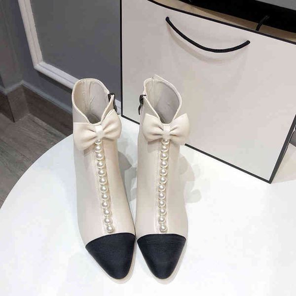 boots fashion single boots autumn style small fragrance bow thick heel short pearl elastic tube women's, Black
boots fashion single boots autumn style small fragrance bow thick heel short pearl elastic tube women's, Black