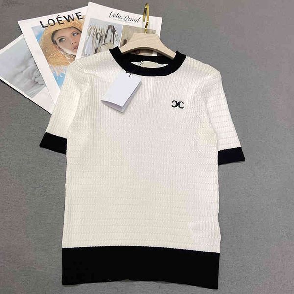 2022c factory direct sale trendy brand men's t-shirts women's 2022 summer round neck c embroidery t-shirt knitted short sleeve new, White
2022c factory direct sale trendy brand men's t-shirts women's 2022 summer round neck c embroidery t-shirt knitted short sleeve new, White