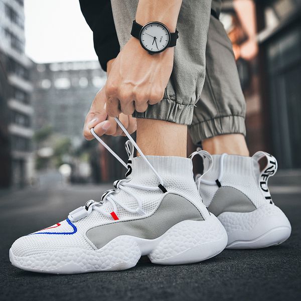 fashion painting black high sock running shoes men classic couples shoe sports breathable platform high sneakers women, Black;white
fashion painting black high sock running shoes men classic couples shoe sports breathable platform high sneakers women, Black;white