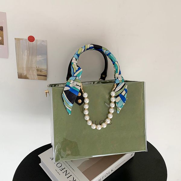 designer ladies handmade diy tote bag paper bag makeover tpu green handbag women, Red;black
designer ladies handmade diy tote bag paper bag makeover tpu green handbag women, Red;black