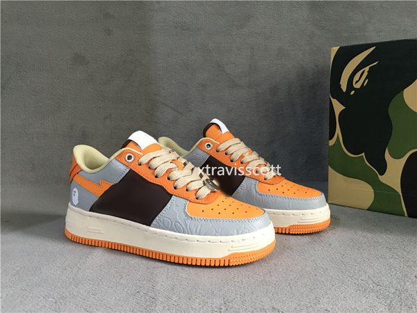 mens shoes f0rce 1 custom bape1 low grey medium brown leisure shoe sports sneakers real leather color size 36-47
mens shoes f0rce 1 custom bape1 low grey medium brown leisure shoe sports sneakers real leather color size 36-47