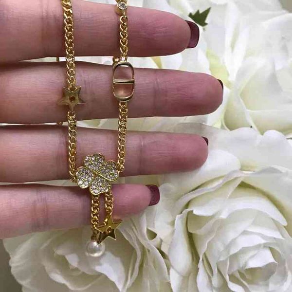 design jewel pendant necklaces chain bracelets clover star pearl bracelet simple gold personalized female bracelet jewelry, Black
design jewel pendant necklaces chain bracelets clover star pearl bracelet simple gold personalized female bracelet jewelry, Black