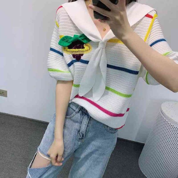 women's hoodies sweatshirts spring and summer navy lapel temperament hollow knitted t-shirt women's clothing looks young v-neck th, Black
women's hoodies sweatshirts spring and summer navy lapel temperament hollow knitted t-shirt women's clothing looks young v-neck th, Black