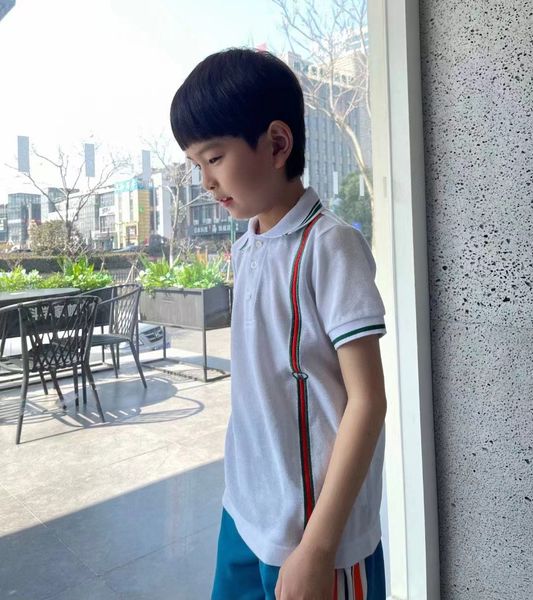 2022ss childrens polo with letters short sleeve summer fashion boy girl polos shirts for kid children classic cotton stripe clothing tees &, Blue
2022ss childrens polo with letters short sleeve summer fashion boy girl polos shirts for kid children classic cotton stripe clothing tees &, Blue