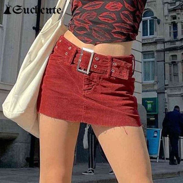 suchcute vintage red corduroy skirt with sashes women aesthetic harajuku low waist straight mini skirts casual streetwear 2021 t220819, Black
suchcute vintage red corduroy skirt with sashes women aesthetic harajuku low waist straight mini skirts casual streetwear 2021 t220819, Black
