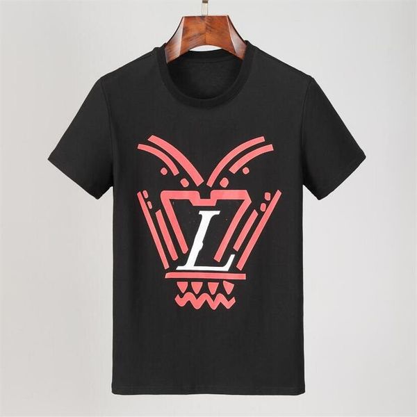 short sleeve t-shirt men's summer popular logo loose clothes pure cotton black and white base shirt spring summer new popular253c, White;black
short sleeve t-shirt men's summer popular logo loose clothes pure cotton black and white base shirt spring summer new popular253c, White;black
