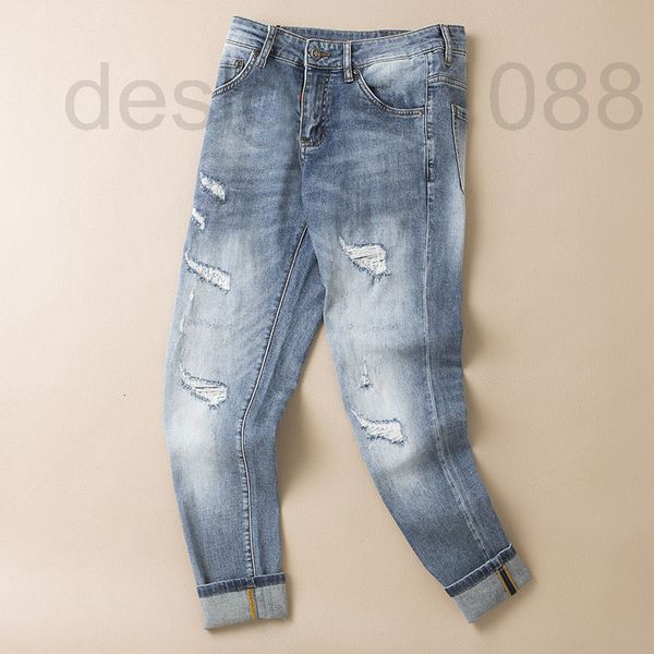 men's jeans designer 2022 spring and summer thin light color korean jeans for men elastic holes washed slim long pants iueh, Blue
men's jeans designer 2022 spring and summer thin light color korean jeans for men elastic holes washed slim long pants iueh, Blue