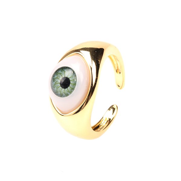 cluster rings new devil's eyes resin ring blue eye live mouth can adjust the index finger ring, Golden;silver
cluster rings new devil's eyes resin ring blue eye live mouth can adjust the index finger ring, Golden;silver