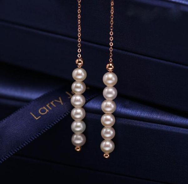 18k gold plated long ear wire 4-5mm 6 beads stud dangle & chandelier freshwater pearl earrings white lady/girl fashion jewelry, Golden;silver
18k gold plated long ear wire 4-5mm 6 beads stud dangle & chandelier freshwater pearl earrings white lady/girl fashion jewelry, Golden;silver
