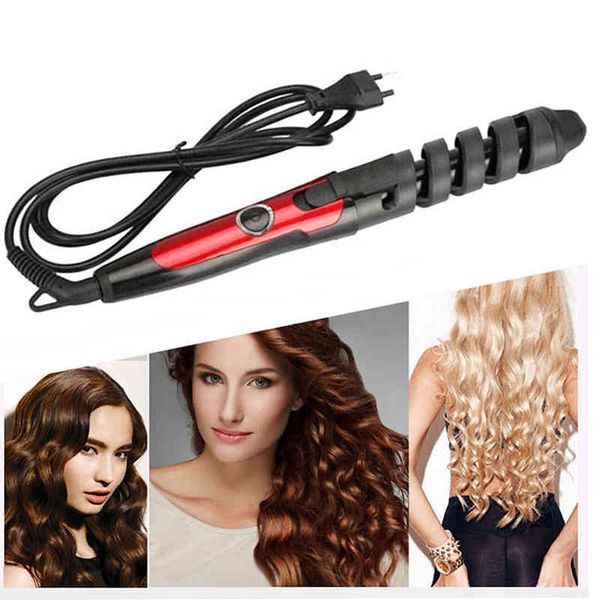hair curler professional roller magic spiral iron fast heating wand electric styler pro styling tool 220304
hair curler professional roller magic spiral iron fast heating wand electric styler pro styling tool 220304