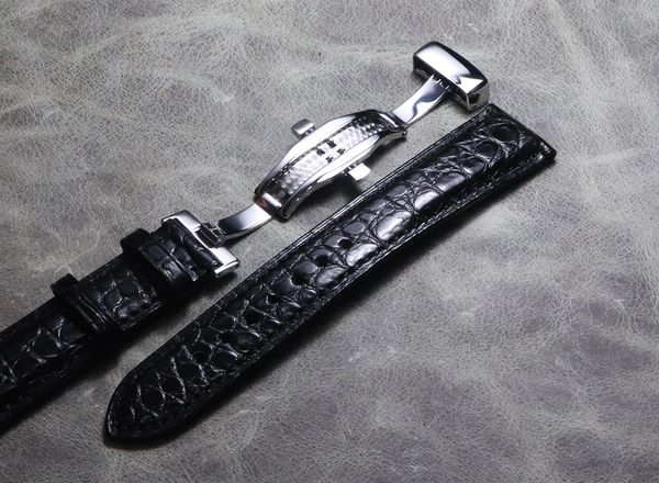 black new comfortable crocodile skin strap soft leather watch bands butterfly buckle wrist watch 18 19 20 21 22mm mens women luxury straps, Black;brown
black new comfortable crocodile skin strap soft leather watch bands butterfly buckle wrist watch 18 19 20 21 22mm mens women luxury straps, Black;brown
