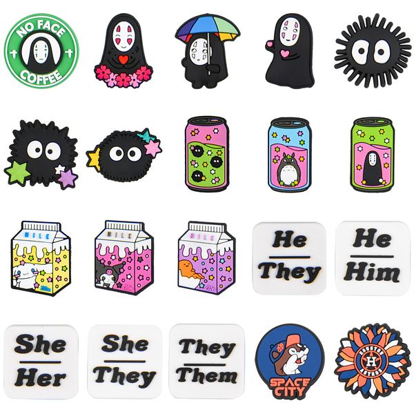 1pcs spirited&away anime croc charms cute no face man shoe decorations clogs sandals wristband accessories kids party gifts, White;pink
1pcs spirited&away anime croc charms cute no face man shoe decorations clogs sandals wristband accessories kids party gifts, White;pink