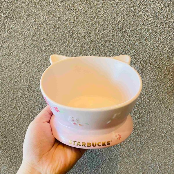 starbucks cup 2022 cherry blossom season 473ml cherry blossom powder gradient pet shape ceramic pet bowl 
starbucks cup 2022 cherry blossom season 473ml cherry blossom powder gradient pet shape ceramic pet bowl
