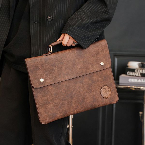 retro men's handbag ultra-thin file briefcase fashion casual men and women's bags
retro men's handbag ultra-thin file briefcase fashion casual men and women's bags