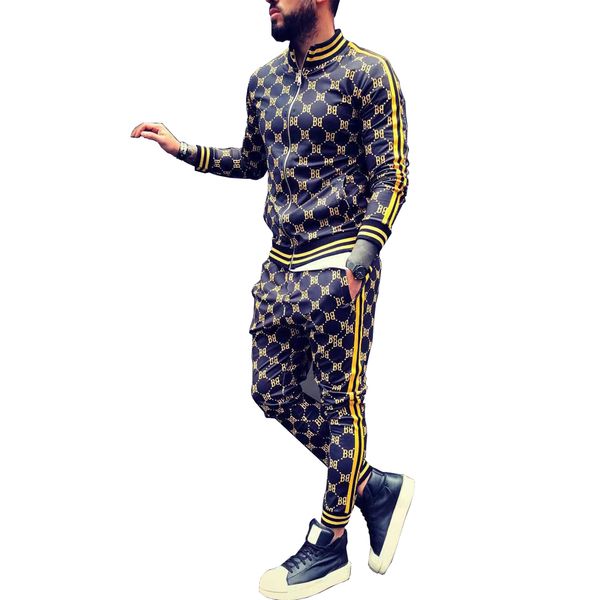 mens tracksuits muscle brother sport suit european and american trends 3d print fitness zipper hoodies sweatpants slim casual fashion size, Gray
mens tracksuits muscle brother sport suit european and american trends 3d print fitness zipper hoodies sweatpants slim casual fashion size, Gray