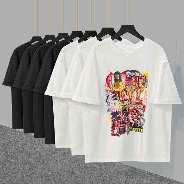 brand designer men's and women's t-shirt we11done poster short sleeve men's weldone women's loose couple fashion, White;black
brand designer men's and women's t-shirt we11done poster short sleeve men's weldone women's loose couple fashion, White;black