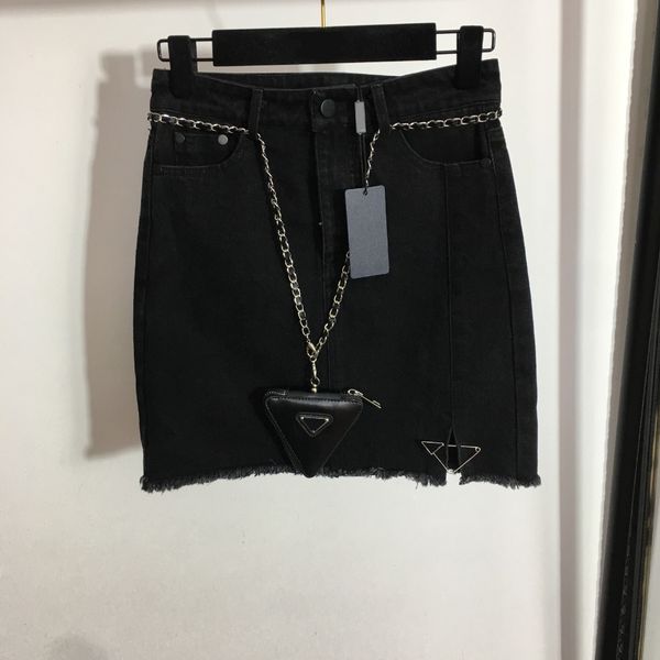 triangular bag decorative dresses high waist pin denim skirt chain zipper women night club denim skirts, Black;pink
triangular bag decorative dresses high waist pin denim skirt chain zipper women night club denim skirts, Black;pink