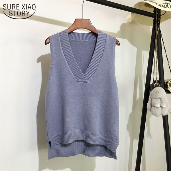 autumn and winter korean loose wild sweater fashion v-neck knitted vest women's sweater vest sleeveless sweater 11864 201202, White;black
autumn and winter korean loose wild sweater fashion v-neck knitted vest women's sweater vest sleeveless sweater 11864 201202, White;black