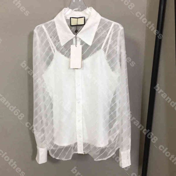 women designer lace shirt transparent mesh slip vest silk solid color two piece suit summer simple long sleeve white shirt womens clothes a
women designer lace shirt transparent mesh slip vest silk solid color two piece suit summer simple long sleeve white shirt womens clothes a