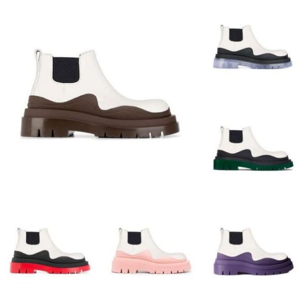white brown women man bottega boots fashion luxury tire lean leather chelsea women's booties men platform chunky shoes lady knight low, Black
white brown women man bottega boots fashion luxury tire lean leather chelsea women's booties men platform chunky shoes lady knight low, Black