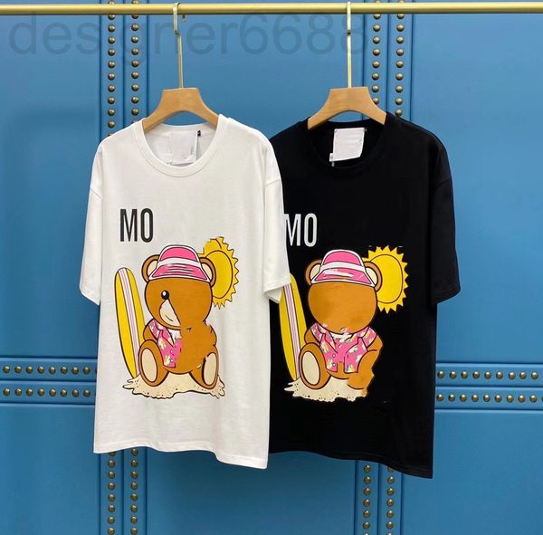women's t-shirt designer 22 spring and summer mos cartoon holiday style bear print cute aging round neck t-shirt lovers loose short sle, White
women's t-shirt designer 22 spring and summer mos cartoon holiday style bear print cute aging round neck t-shirt lovers loose short sle, White