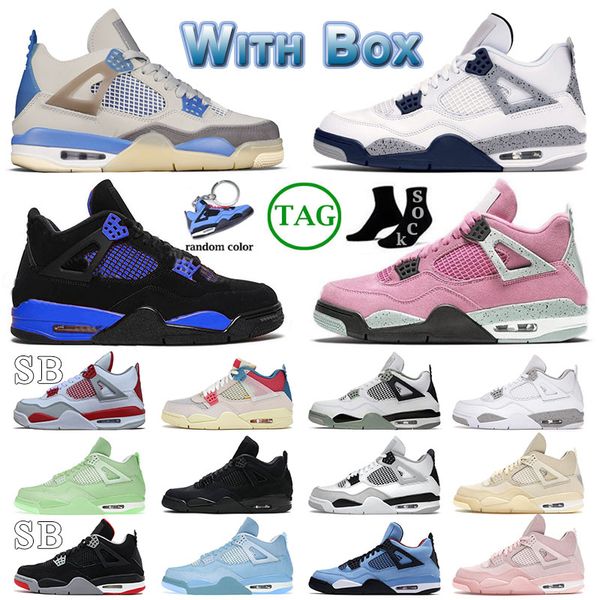 new jumpman 4 4s iv designer j4 basketball shoes for mens womens midnight navy sb bred sail pink blue thunder military black cats sneakers w
new jumpman 4 4s iv designer j4 basketball shoes for mens womens midnight navy sb bred sail pink blue thunder military black cats sneakers w