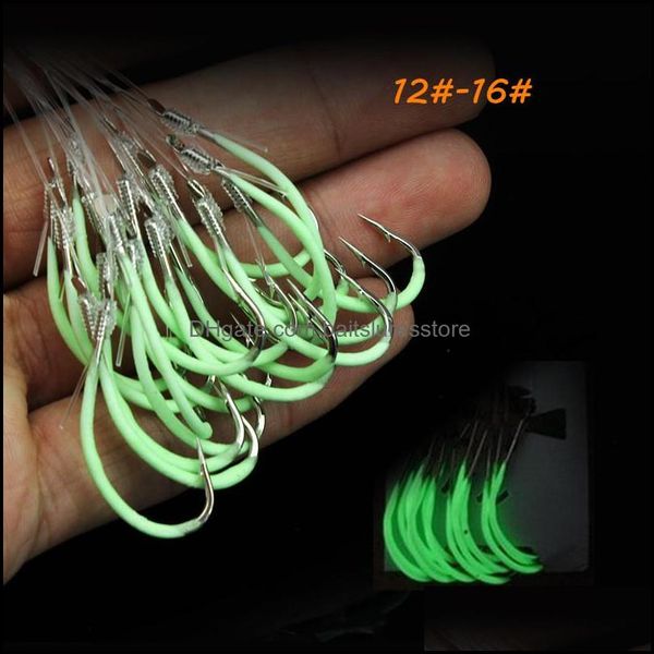 60pcs/lot 12#-16# l-004 luminous maruseigo hook barbed fishing hooks with line high carbon steel pesca tackle accessories wh-012 drop deli
60pcs/lot 12#-16# l-004 luminous maruseigo hook barbed fishing hooks with line high carbon steel pesca tackle accessories wh-012 drop deli