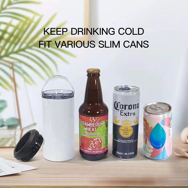 16oz sublimation tumblers with 2 lids 4 in 1 stainless steel can cooler vacuum insulated water bottle cold insulation cups fy5147
16oz sublimation tumblers with 2 lids 4 in 1 stainless steel can cooler vacuum insulated water bottle cold insulation cups fy5147