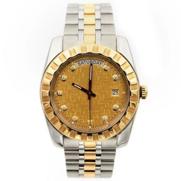 mens classic watch automatic calendar date 41mm premium stainless steel bracelet sapphire automatic movement water resistant prince watches, Slivery;brown
mens classic watch automatic calendar date 41mm premium stainless steel bracelet sapphire automatic movement water resistant prince watches, Slivery;brown