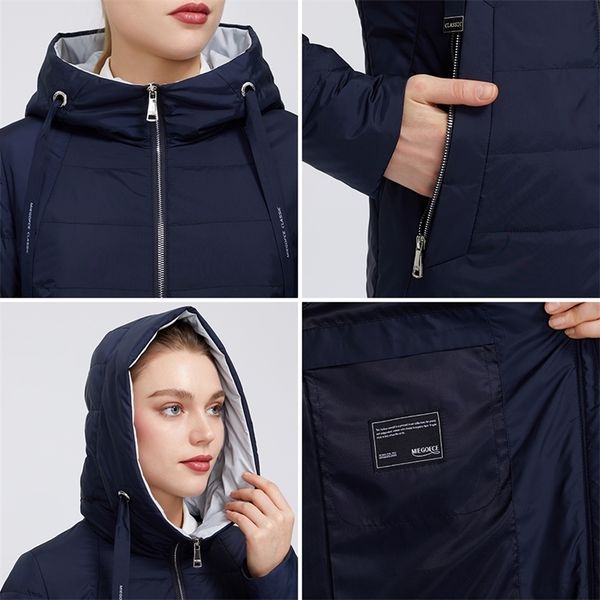 miegofce 2020 new design spring jacket women coat windproof warm female parka european and american model lj200825, Black
miegofce 2020 new design spring jacket women coat windproof warm female parka european and american model lj200825, Black