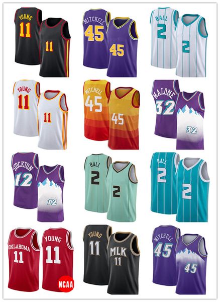 2022 new mitchell 45 donovan ball hornet 2 lamelo basketball jerseys young 11 jazzs trae 12 john 32 karl stockton malone 1996 1997 ness jers, Black;red
2022 new mitchell 45 donovan ball hornet 2 lamelo basketball jerseys young 11 jazzs trae 12 john 32 karl stockton malone 1996 1997 ness jers, Black;red