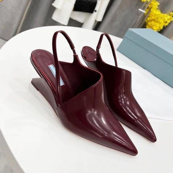 pradas women sandals party fashion 100% leather pointed dance shoe new designer high heels super lady wedding metal belt buckle beach, Black
pradas women sandals party fashion 100% leather pointed dance shoe new designer high heels super lady wedding metal belt buckle beach, Black