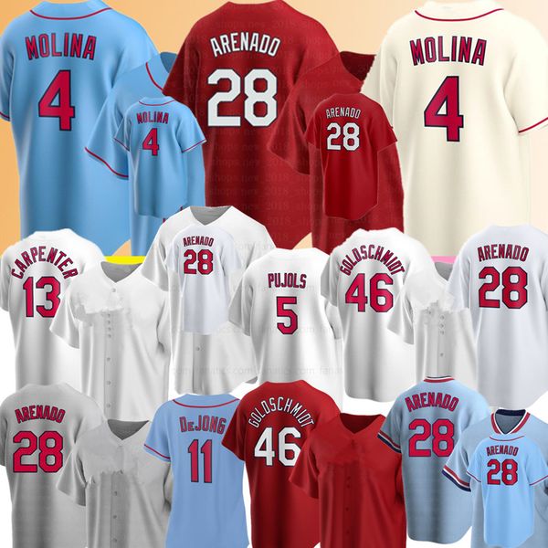 4 yadier molina 28 nolan arenado jersey 5 albert pujols 1 ozzie smith 6 stan musial baseball jerseys paul goldschmidt paul dejong dexter fow, Blue;black
4 yadier molina 28 nolan arenado jersey 5 albert pujols 1 ozzie smith 6 stan musial baseball jerseys paul goldschmidt paul dejong dexter fow, Blue;black