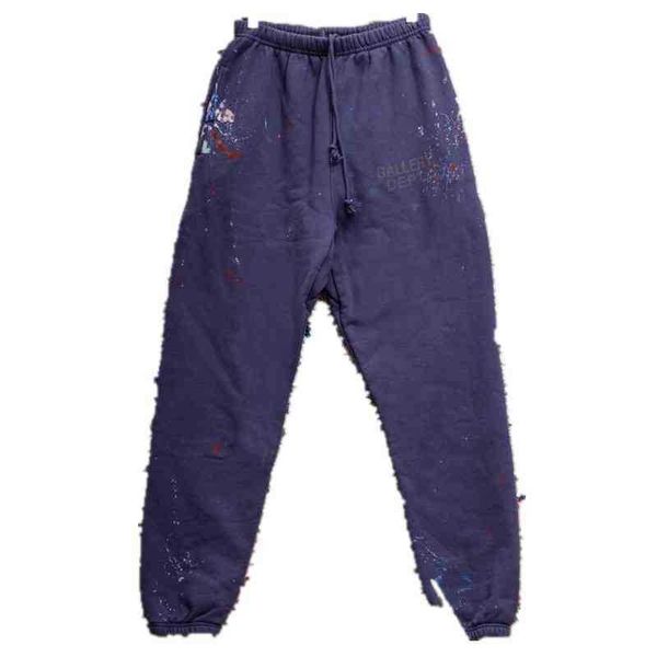 gaojie galery dept hand painted graffiti splashing casual pants, Black
gaojie galery dept hand painted graffiti splashing casual pants, Black
