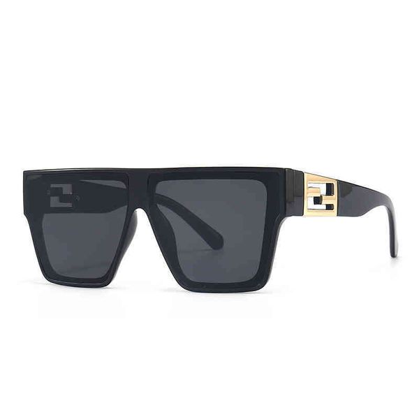 928 square fashion street show sunglass ins modern flat sunglass, White;black
928 square fashion street show sunglass ins modern flat sunglass, White;black