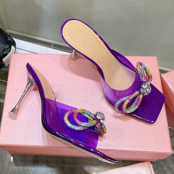 new summer pvc crystal thin high heels slippers square end peep toe sandals bow party wedding dress shoes for women, Black
new summer pvc crystal thin high heels slippers square end peep toe sandals bow party wedding dress shoes for women, Black