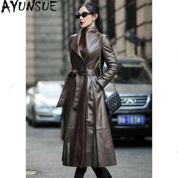 ayunsue 100 real sheepskin coat 2020 autumn winter coat women real leather coat long trench coats chaqueta mujer my3714 j220727, Black
ayunsue 100 real sheepskin coat 2020 autumn winter coat women real leather coat long trench coats chaqueta mujer my3714 j220727, Black