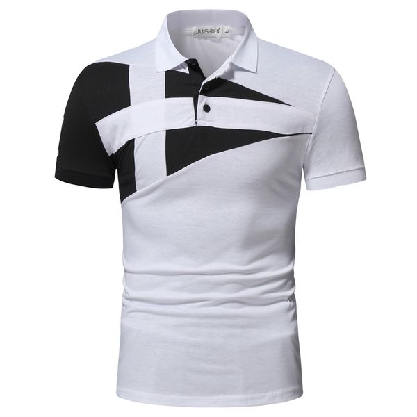 men's polos designer 2022 summer new short sleeved polo shirt korean youth fashion casual color matching t-shirt, White;black
men's polos designer 2022 summer new short sleeved polo shirt korean youth fashion casual color matching t-shirt, White;black