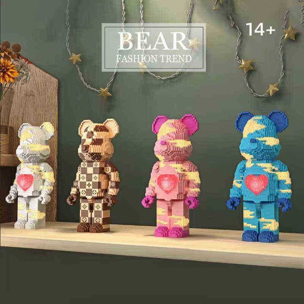 net color red love violent bear series assemble building block toy model educate bricks set antistress toys for kids gift g220707
net color red love violent bear series assemble building block toy model educate bricks set antistress toys for kids gift g220707