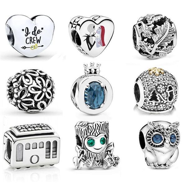 925 sterling silver blue sparkling crown o charm sweet tree monster charms owl bead openwork leaves cable car beads fit pandora st318z, Bronze;silver
925 sterling silver blue sparkling crown o charm sweet tree monster charms owl bead openwork leaves cable car beads fit pandora st318z, Bronze;silver
