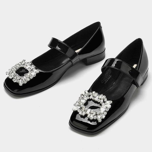 shoes women dress mary jane black patent leather ballet fashion designers rhinestone square buckle ankle straps thin heels pumps
shoes women dress mary jane black patent leather ballet fashion designers rhinestone square buckle ankle straps thin heels pumps