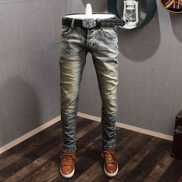 men's jeans fashionable men's jeans nostalgic washed buffed micro elastic slim fitting small straight fashion pants 7txc, Blue
men's jeans fashionable men's jeans nostalgic washed buffed micro elastic slim fitting small straight fashion pants 7txc, Blue