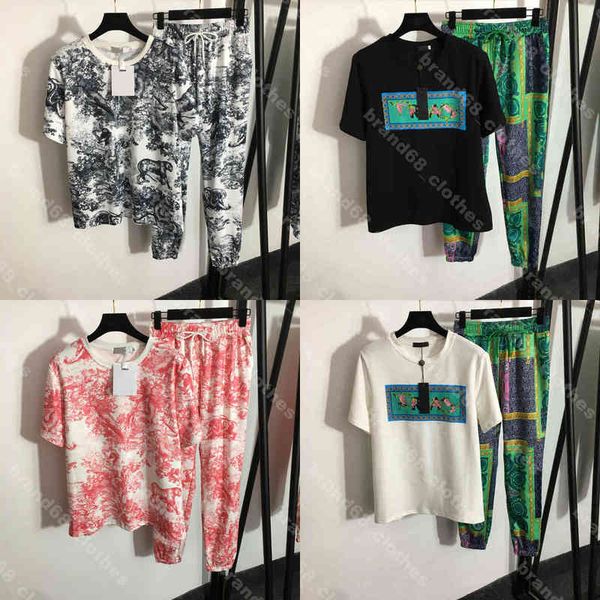 women designer pants two piece set casual sweatpants cotton print tee trousers set tracksuits letter logo d..or brand female apparel album, White
women designer pants two piece set casual sweatpants cotton print tee trousers set tracksuits letter logo d..or brand female apparel album, White