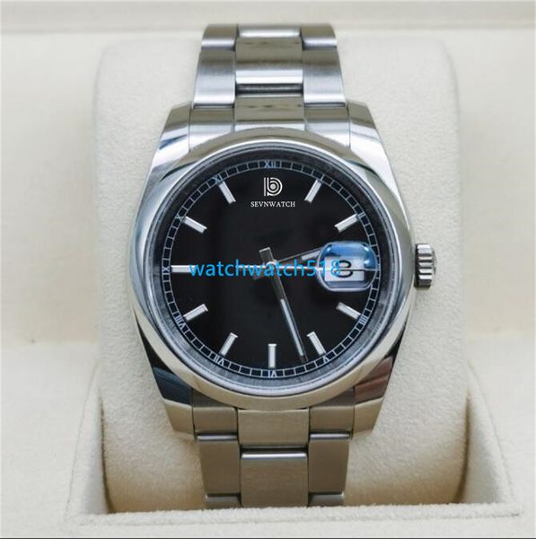 luxury watches waterproof mechanical watch 116200 36mm big magnifier sapphire mirror black white dial silver stainless steel bracelet montre, Slivery;golden
luxury watches waterproof mechanical watch 116200 36mm big magnifier sapphire mirror black white dial silver stainless steel bracelet montre, Slivery;golden