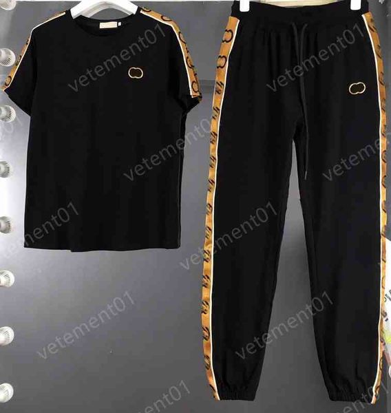 womens two piece pants fashion brand stripe panel crew neck t-shirt with white pants 2 piece sets luxury designer tracksuits 0912
womens two piece pants fashion brand stripe panel crew neck t-shirt with white pants 2 piece sets luxury designer tracksuits 0912